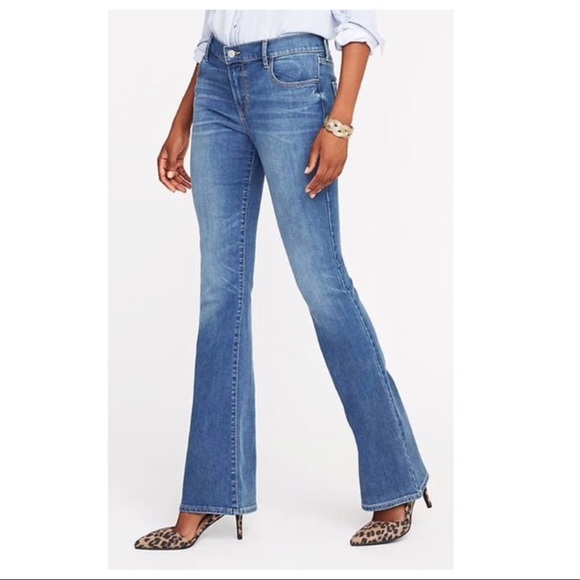 old navy micro flare jeans